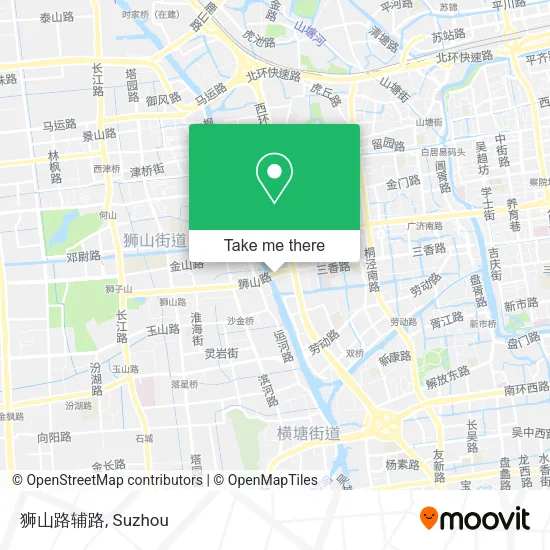 狮山路辅路 map