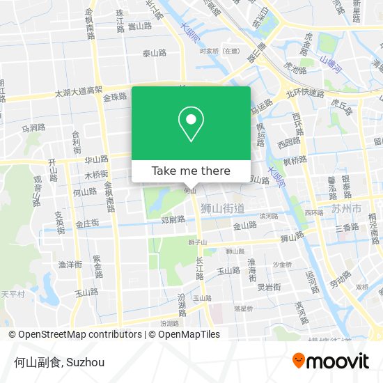 何山副食 map