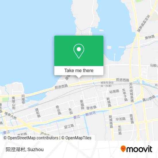 阳澄湖村 map