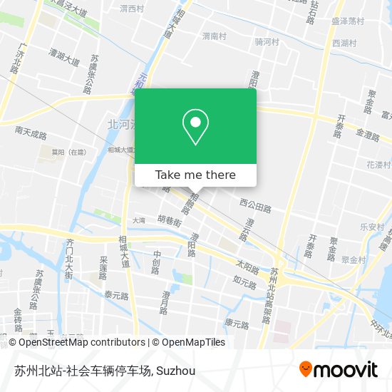 苏州北站-社会车辆停车场 map