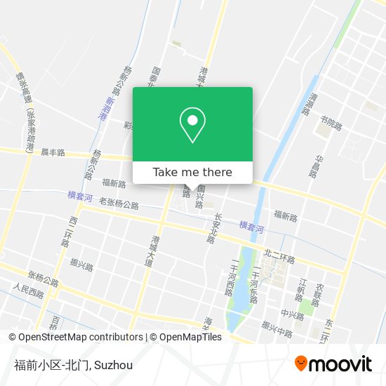 福前小区-北门 map