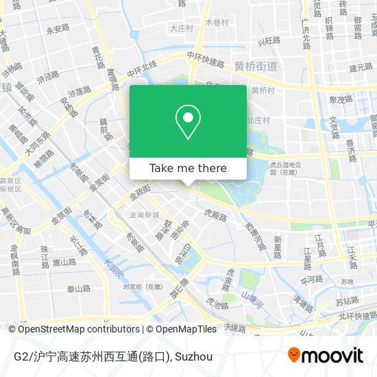G2/沪宁高速苏州西互通(路口) map