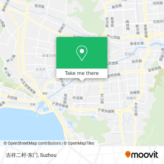 吉祥二村-东门 map