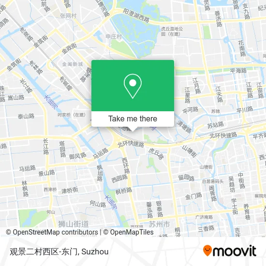 观景二村西区-东门 map