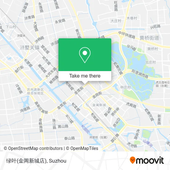 绿叶(金阊新城店) map