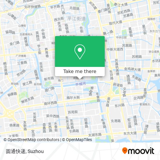 圆通快递 map