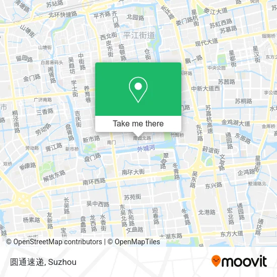 圆通速递 map