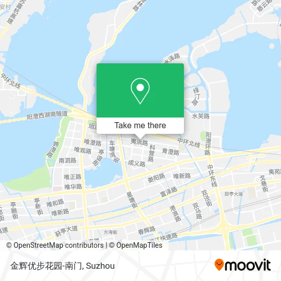 金辉优步花园-南门 map