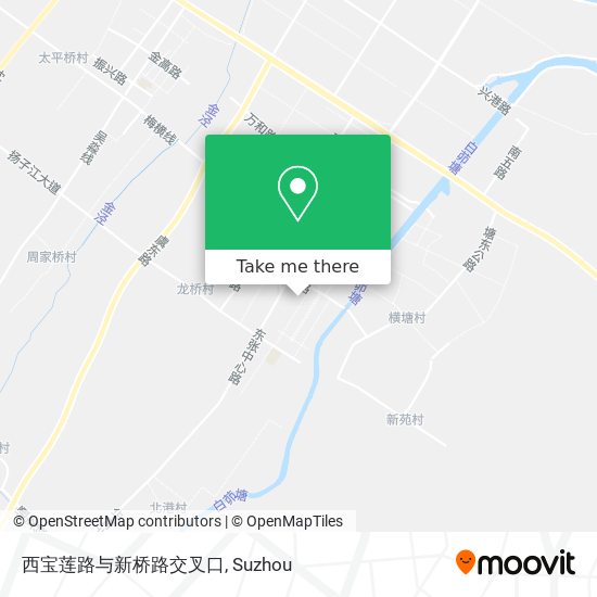 西宝莲路与新桥路交叉口 map