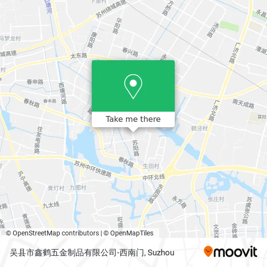 吴县市鑫鹤五金制品有限公司-西南门 map