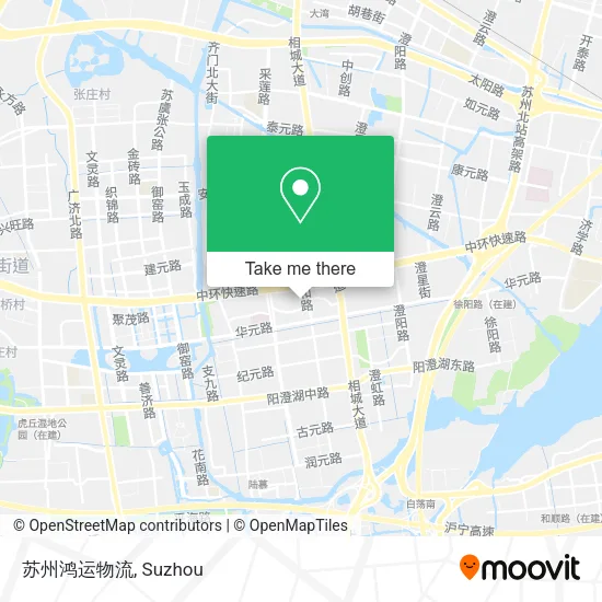 苏州鸿运物流 map