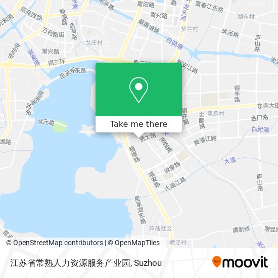 江苏省常熟人力资源服务产业园 map