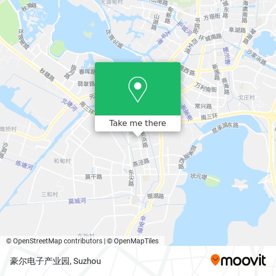 豪尔电子产业园 map