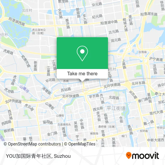 YOU加国际青年社区 map