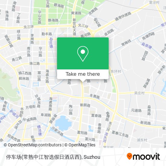 停车场(常熟中江智选假日酒店西) map