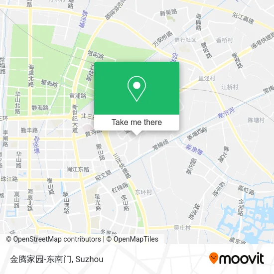 金腾家园-东南门 map