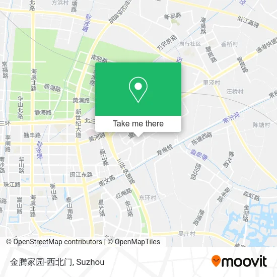 金腾家园-西北门 map