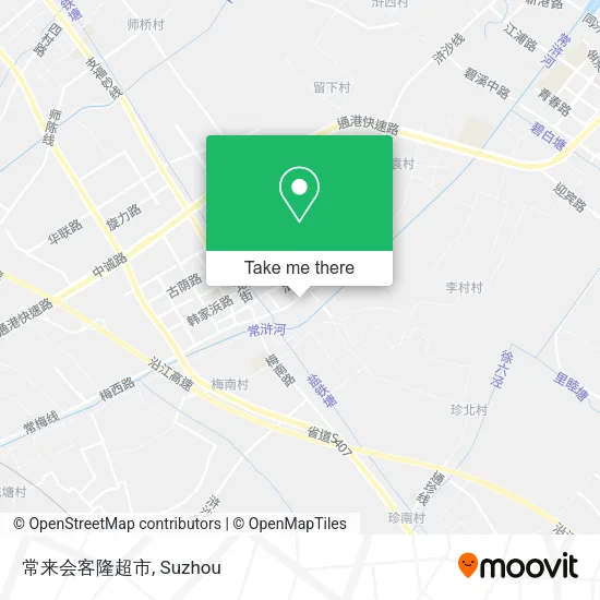 常来会客隆超市 map