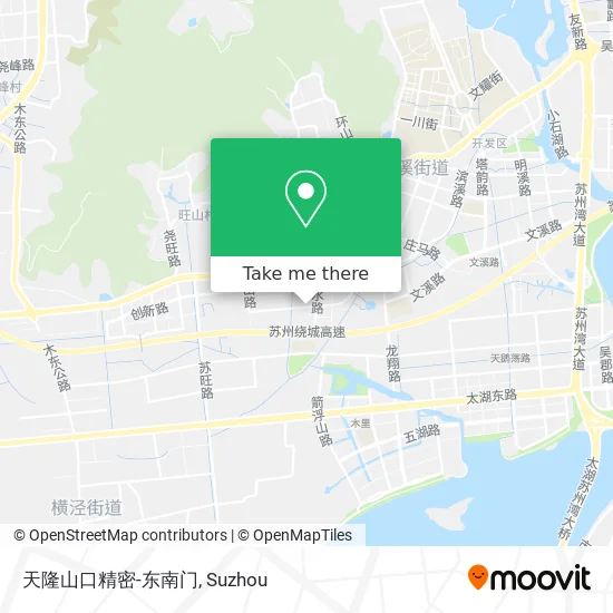 天隆山口精密-东南门 map
