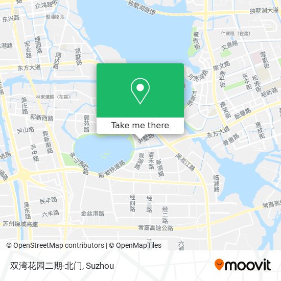 双湾花园二期-北门 map