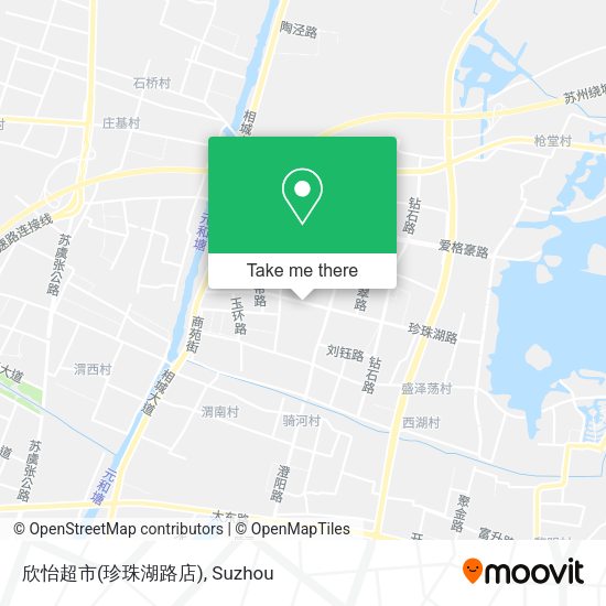欣怡超市(珍珠湖路店) map