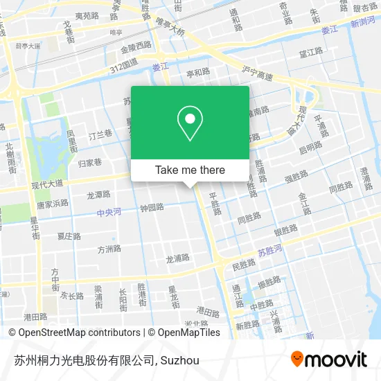 苏州桐力光电股份有限公司 map