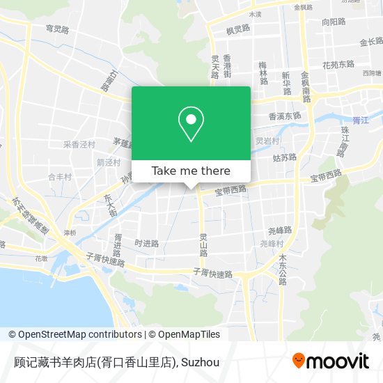 顾记藏书羊肉店(胥口香山里店) map