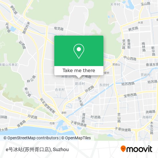 e号冰站(苏州胥口店) map