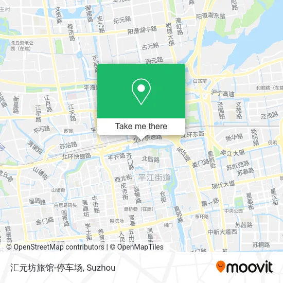 汇元坊旅馆-停车场 map