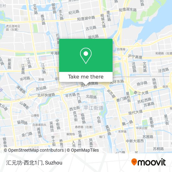 汇元坊-西北1门 map