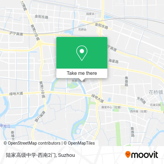 陆家高级中学-西南2门 map