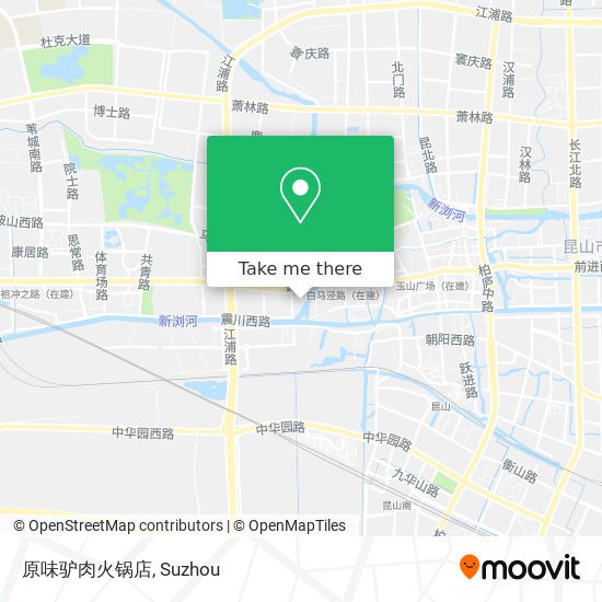 原味驴肉火锅店 map
