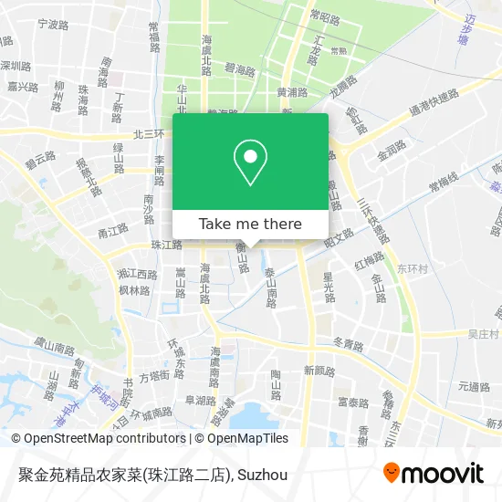 聚金苑精品农家菜(珠江路二店) map
