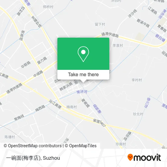 一碗面(梅李店) map