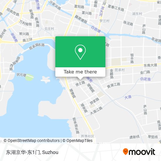 东湖京华-东1门 map