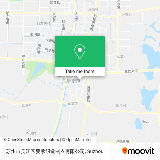 苏州市吴江区昊承织造制衣有限公司 map
