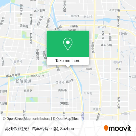 苏州铁旅(吴江汽车站营业部) map