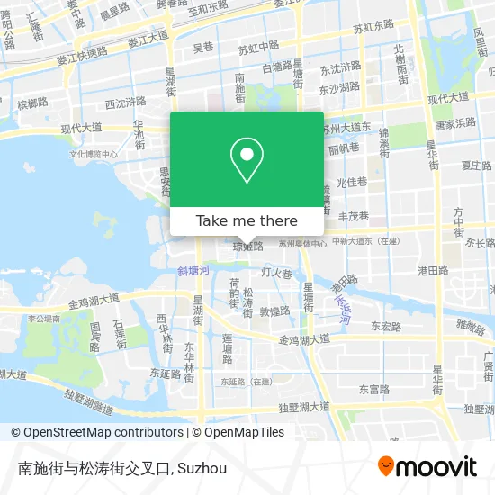 南施街与松涛街交叉口 map
