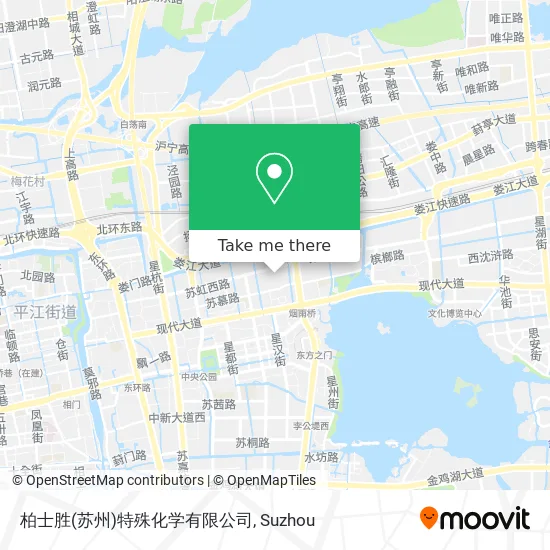 柏士胜(苏州)特殊化学有限公司 map