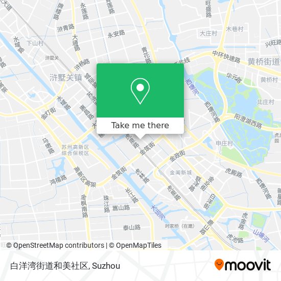 白洋湾街道和美社区 map