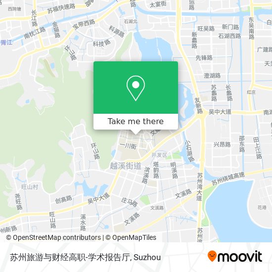 苏州旅游与财经高职-学术报告厅 map