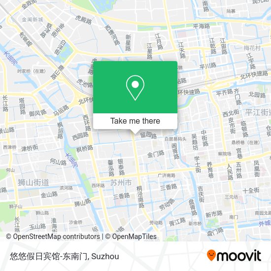 悠悠假日宾馆-东南门 map