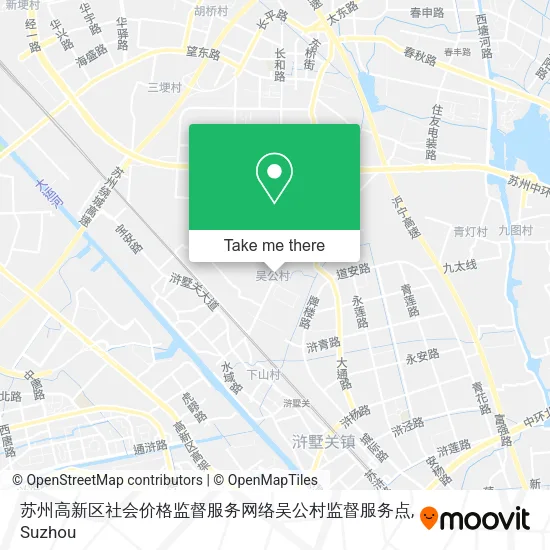 苏州高新区社会价格监督服务网络吴公村监督服务点 map