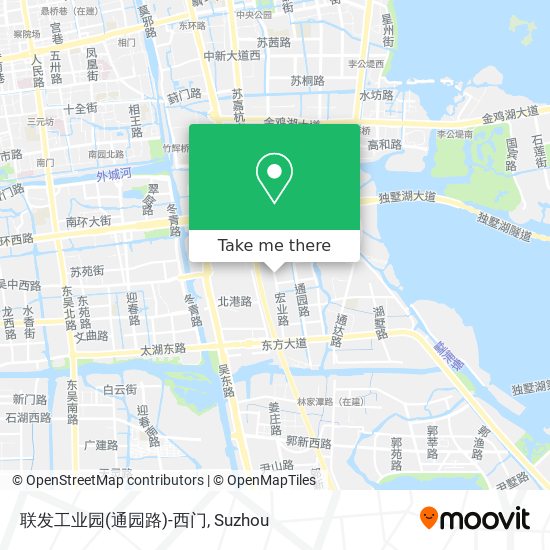 联发工业园(通园路)-西门 map