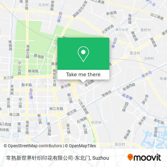 常熟新世界针织印花有限公司-东北门 map