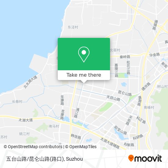 五台山路/昆仑山路(路口) map