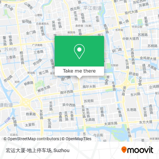 宏运大厦-地上停车场 map