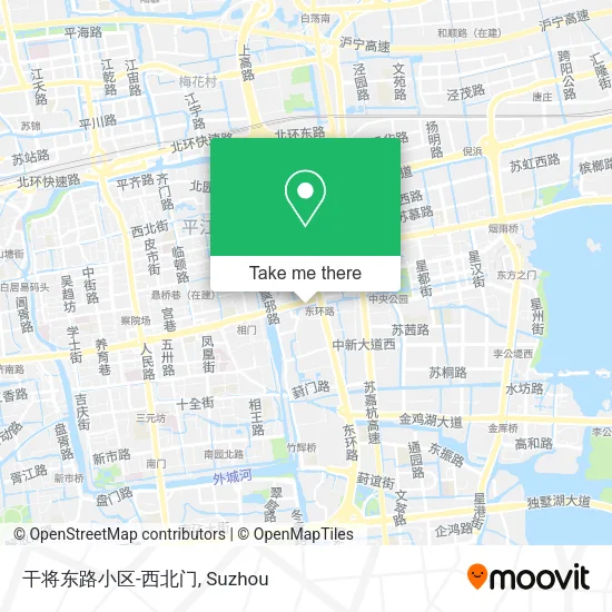 干将东路小区-西北门 map