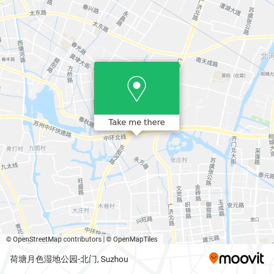 荷塘月色湿地公园-北门 map