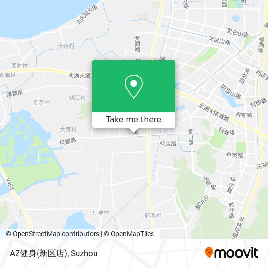 AZ健身(新区店) map